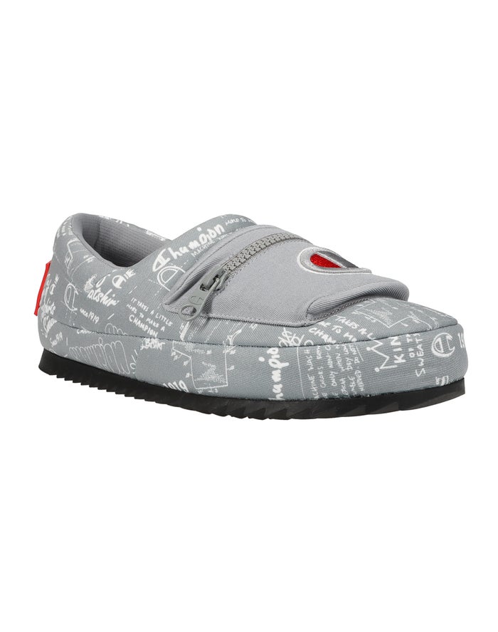 Champion University Pack Doodle Slippers Heren - Grijs - Belgie 2458YQKJW